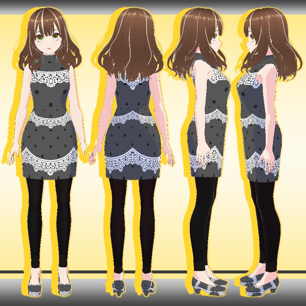 3Dキャラクターモデル「Emi1.1(エミ)」