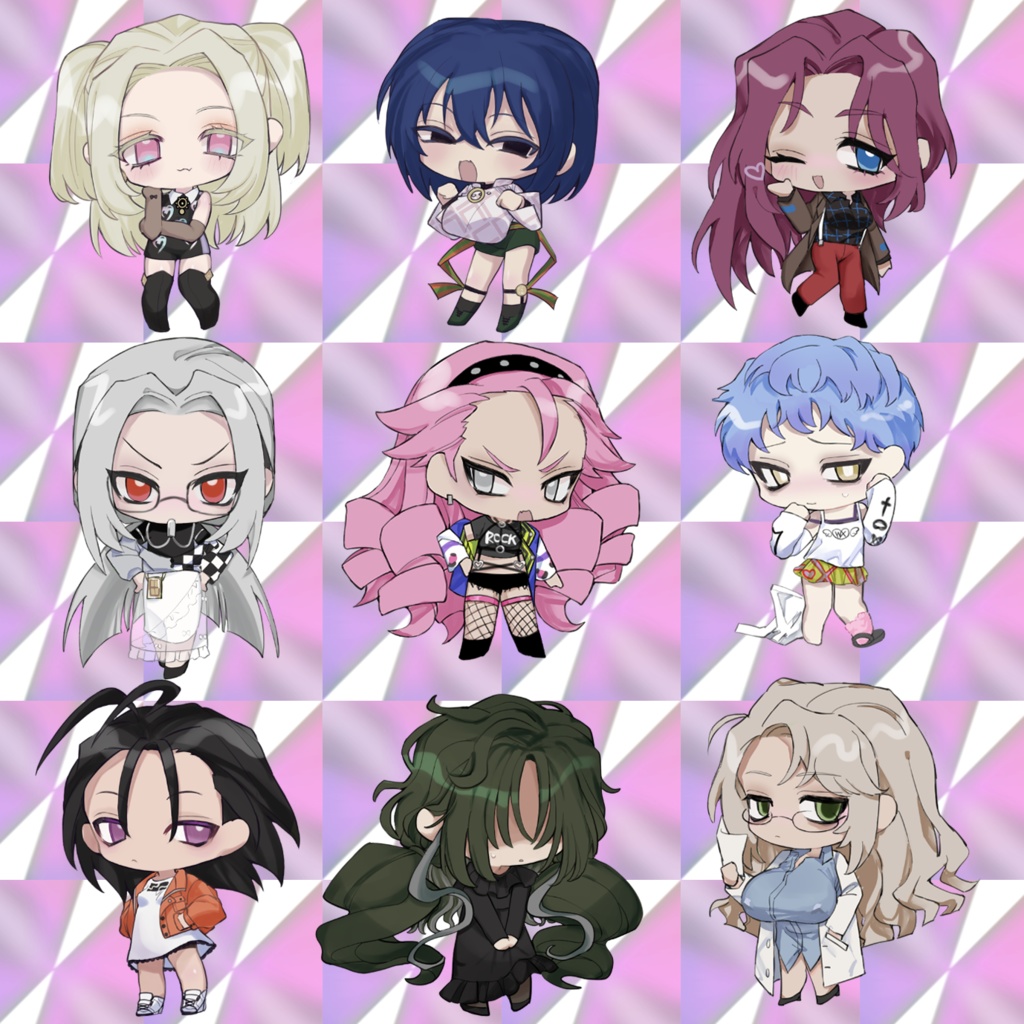 女体化(衣装改変)自立アクスタ