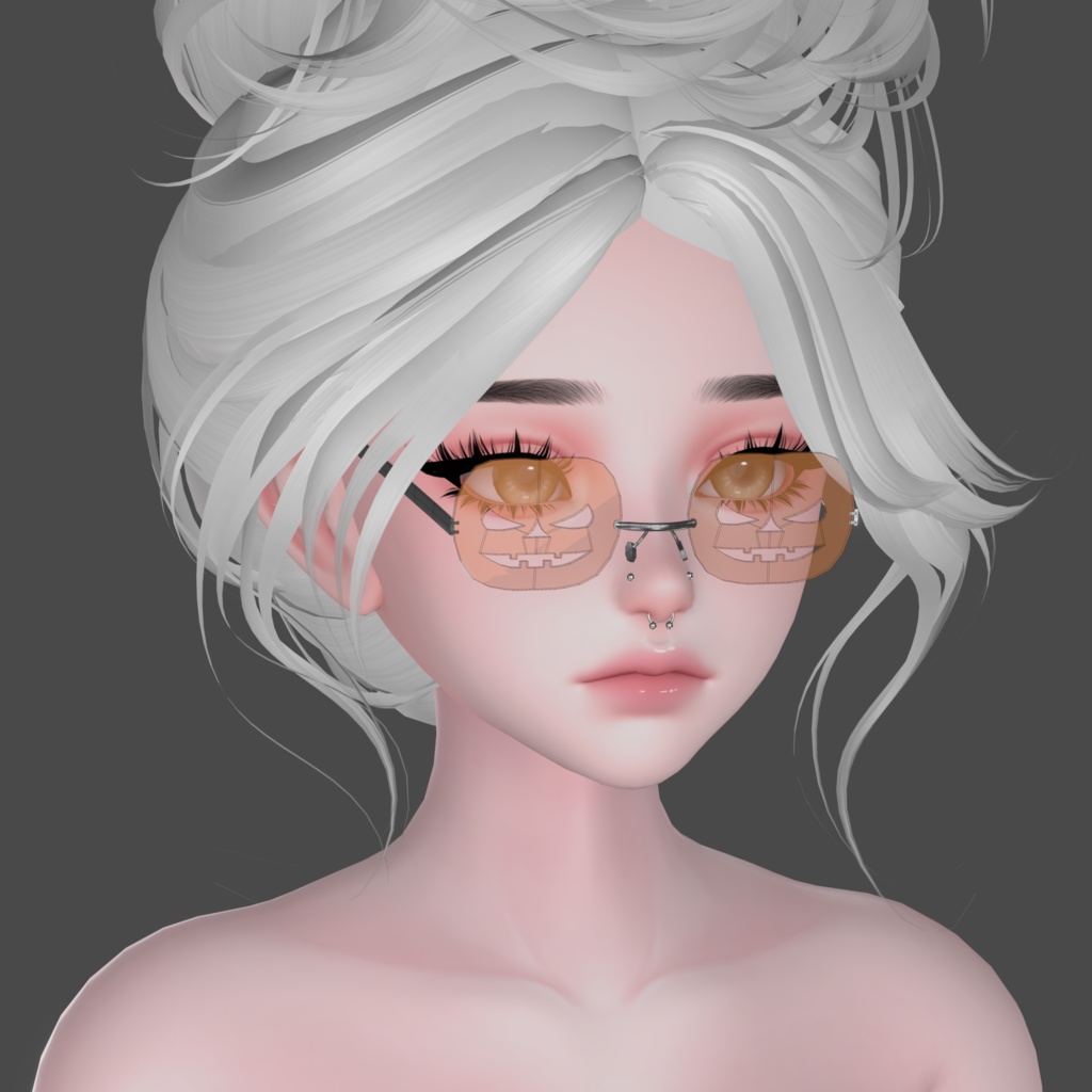 無料 Pumpkin Glasses