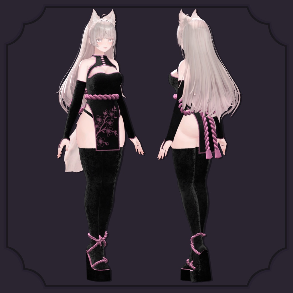 Kunoichi Outfit 【LUMINA】【VRChat】