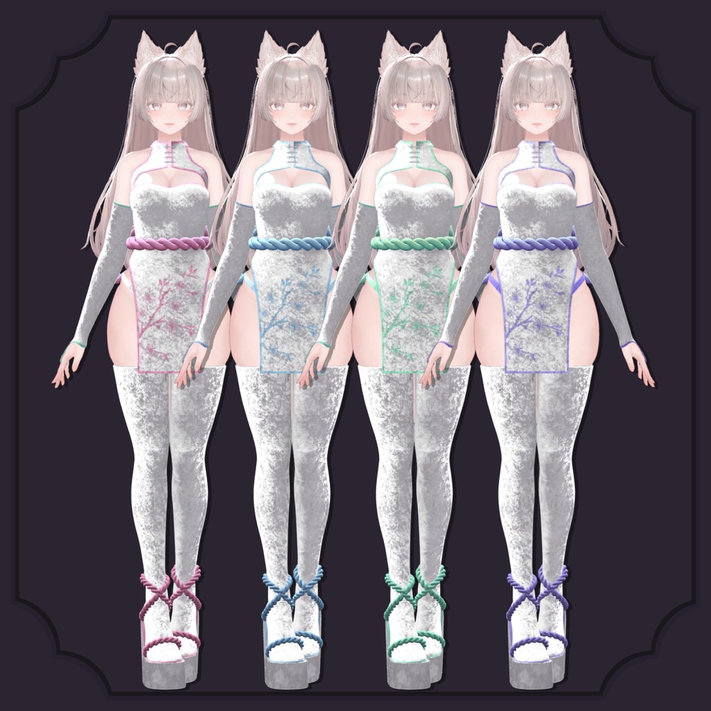 Kunoichi Outfit 【LUMINA】【VRChat】