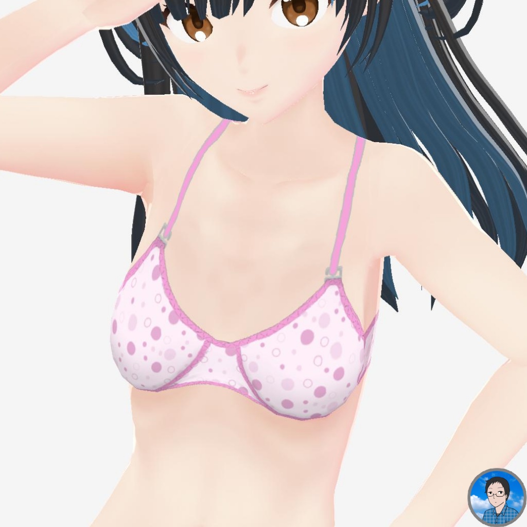 ブラジャー 7色×14柄【正式版VRoid対応】