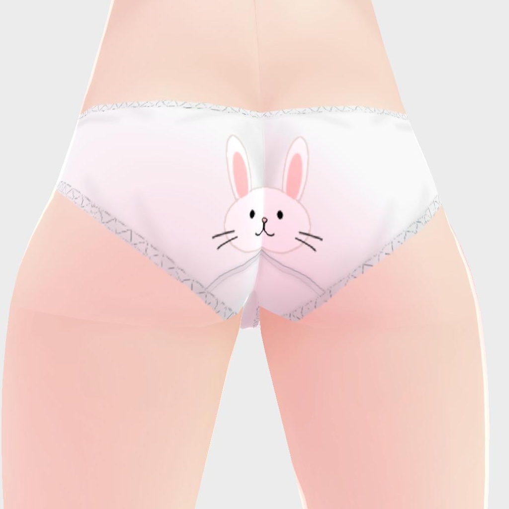 アニマルパンツ くまさん&うさぎさん【正式版Vroid対応】