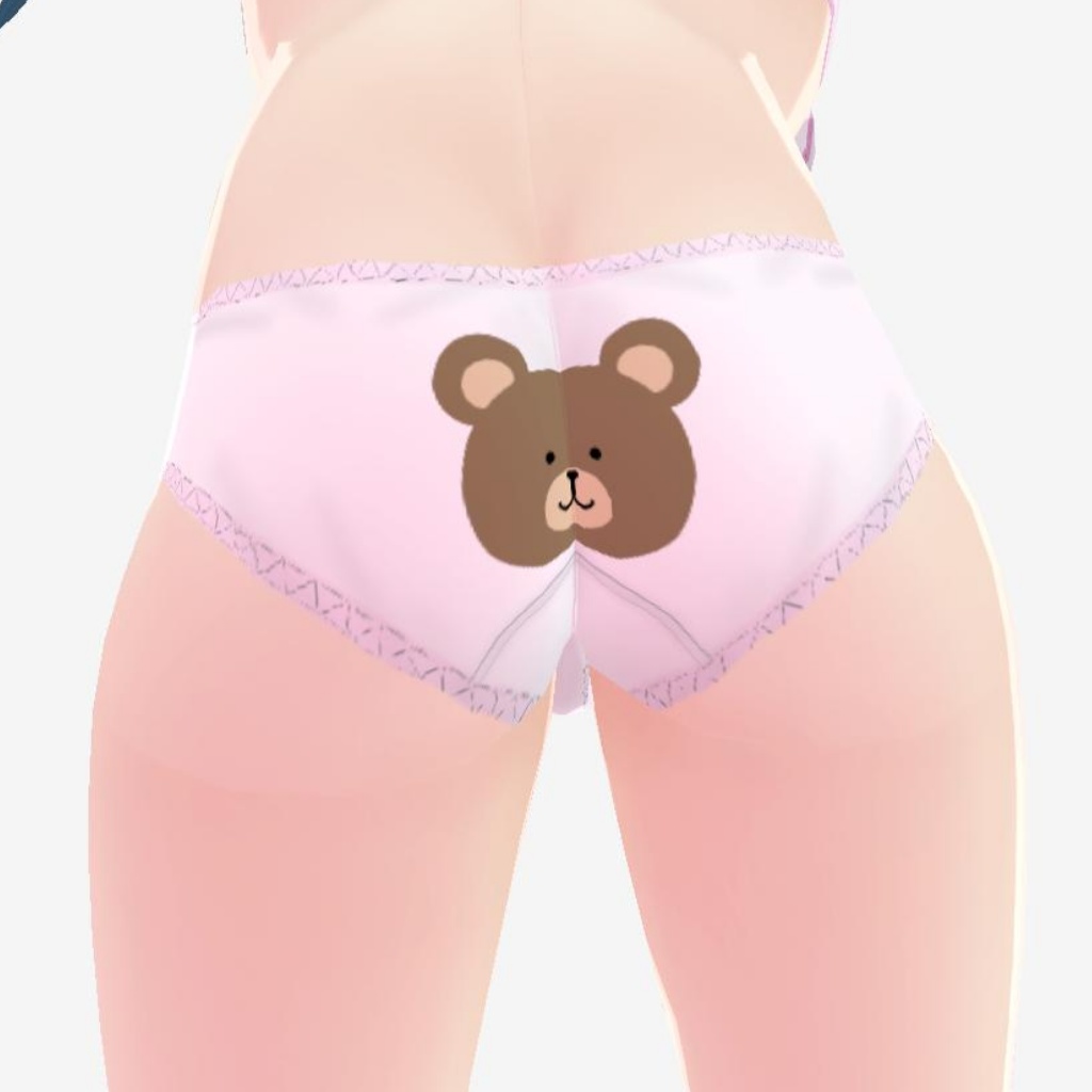 アニマルパンツ くまさん&うさぎさん【正式版Vroid対応】