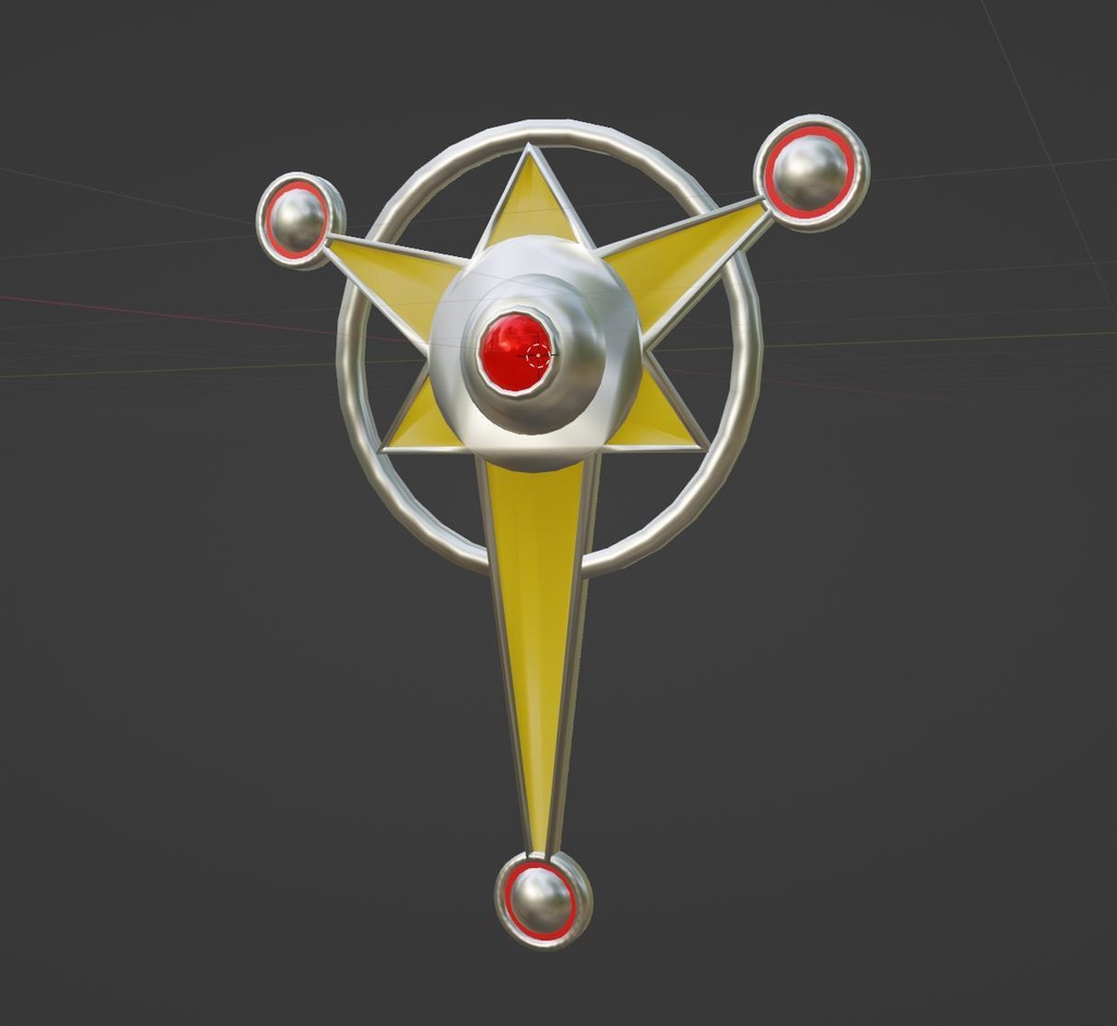 【無料3Dモデル】ウルトラバッジ ウルトラマンタロウ