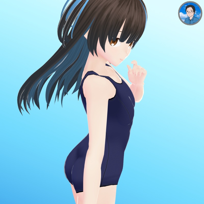 【VRoid衣装】スクール水着10色セット