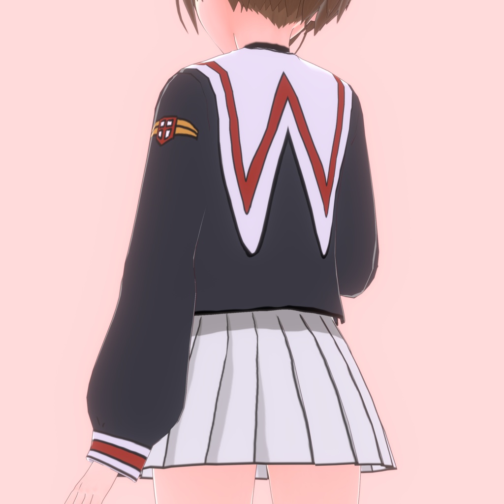 【VRoid衣装】友枝小学校制服 カードキャプターさくら二次創作