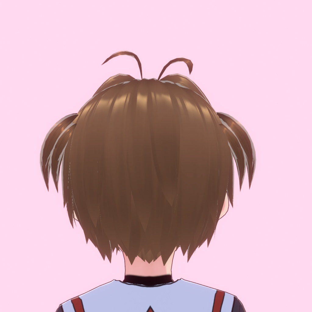 【VRoid髪型】エアインテークがある髪型