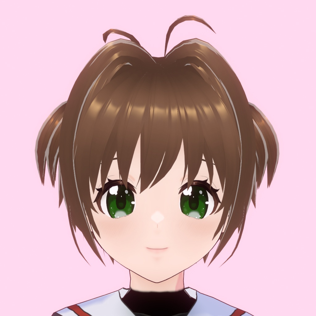 【VRoid髪型】エアインテークがある髪型