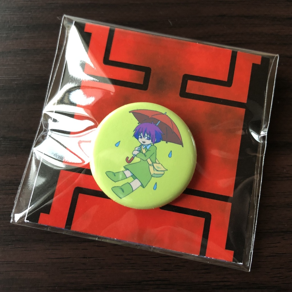 妖逆門缶バッチ