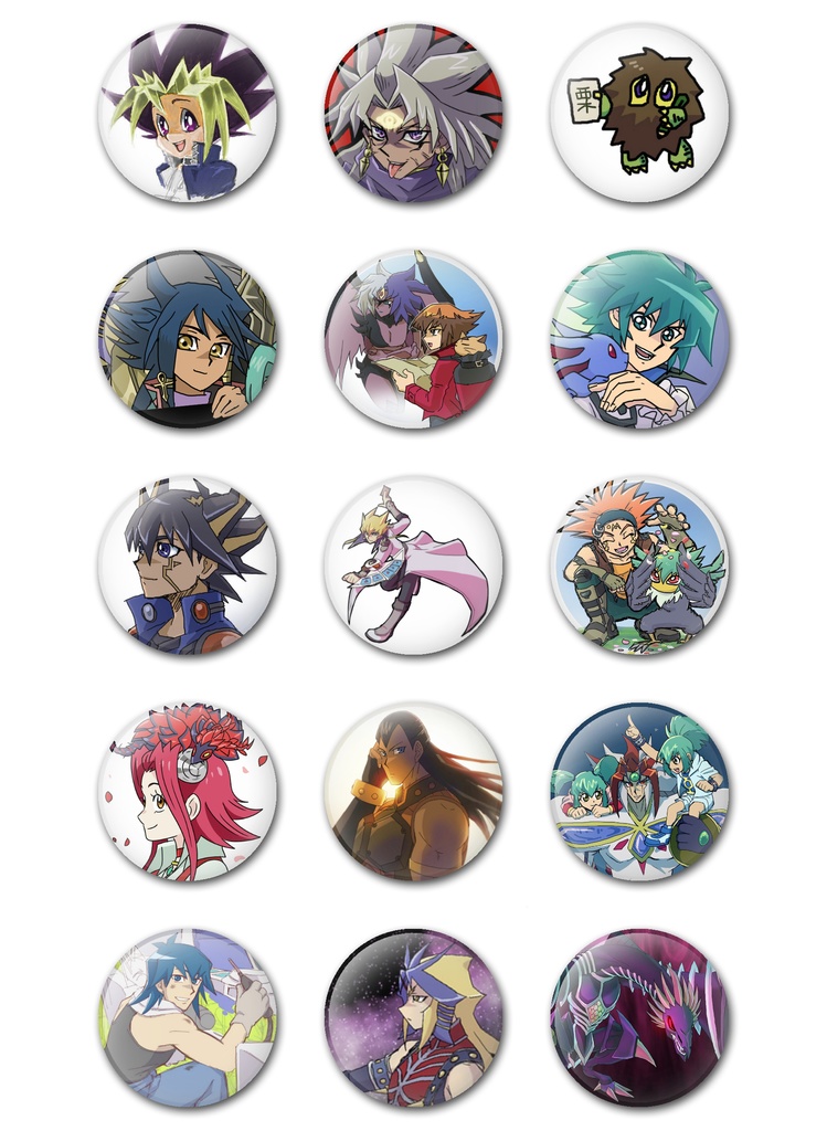 遊戯王缶バッチ