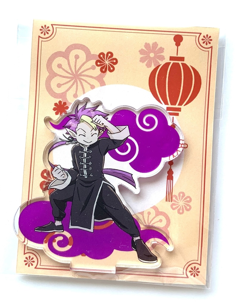 清一色&猪八戒 カンフー風アクリルフィギュア