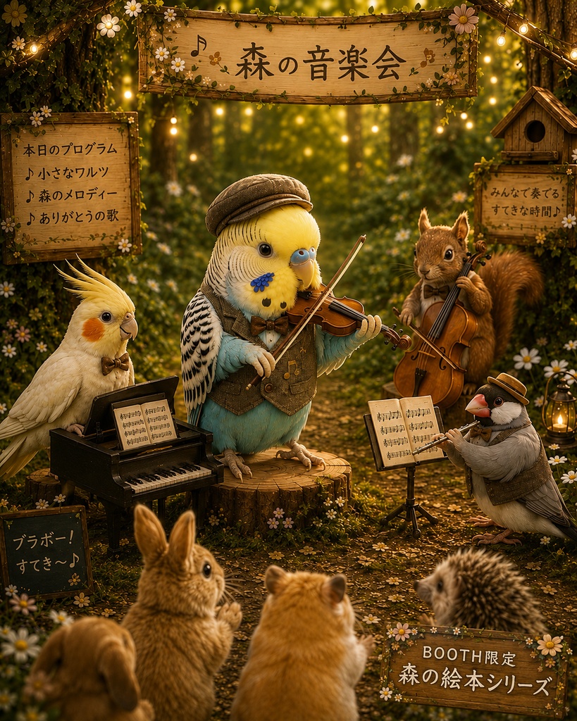 BOOTH限定 森の絵本シリーズ