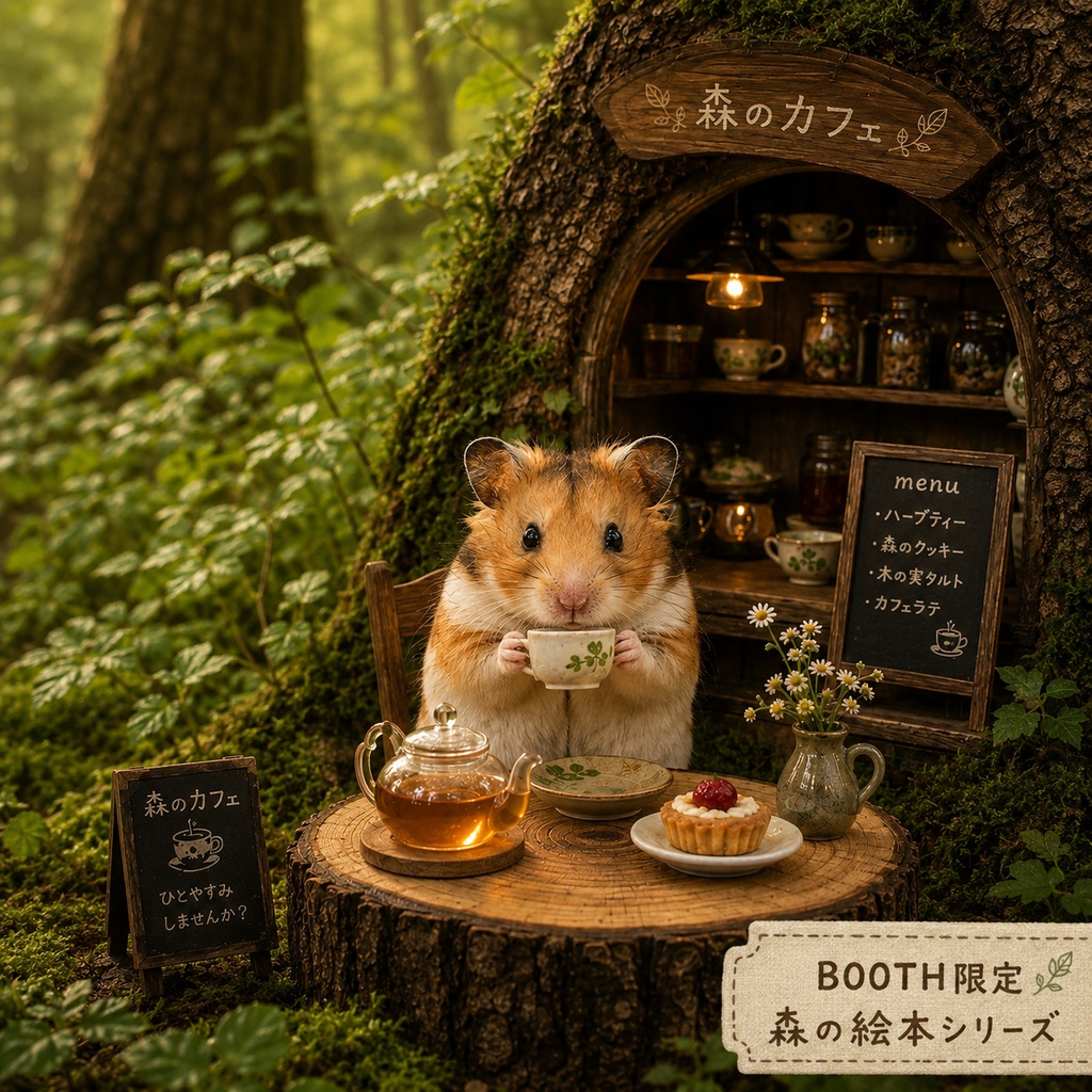 BOOTH限定 森の絵本シリーズ 待受3種