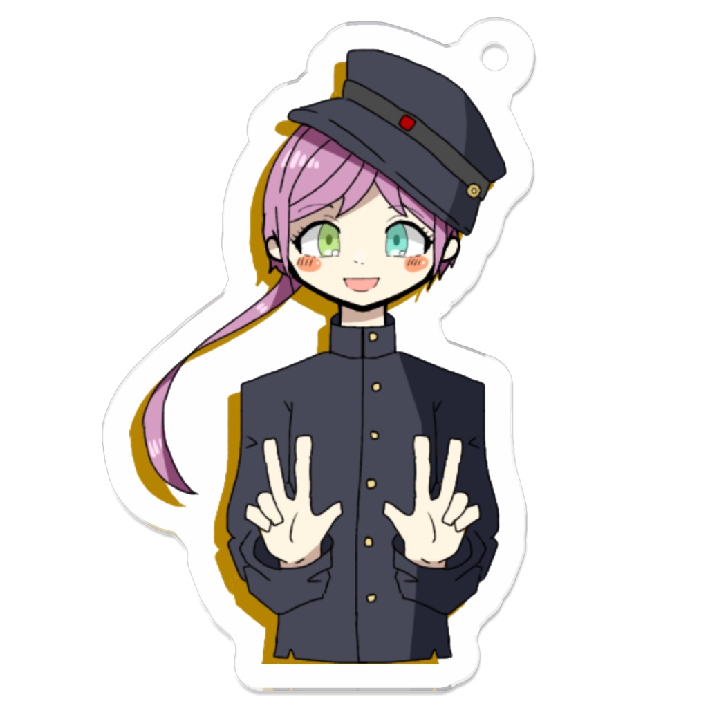 中性軍服アクキー