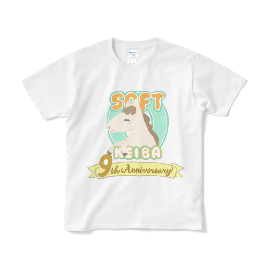 ソフト競馬「9周年ロゴ」Tシャツ(4色)