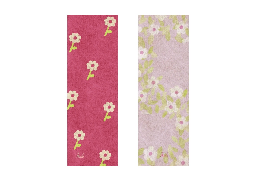 紙栞セット（花柄）