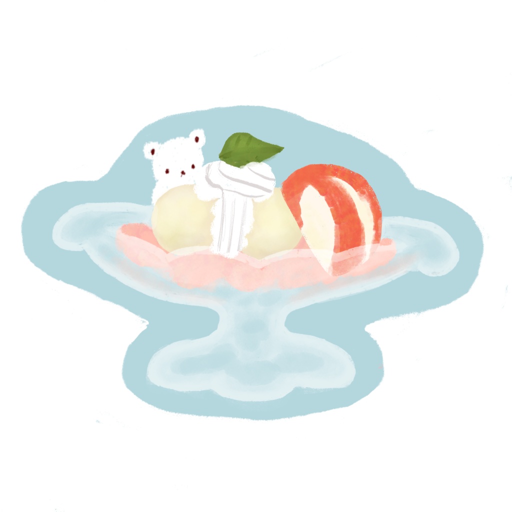 くま×デザートシールセット
