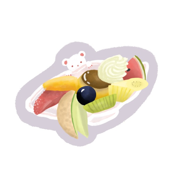 くま×デザートシールセット