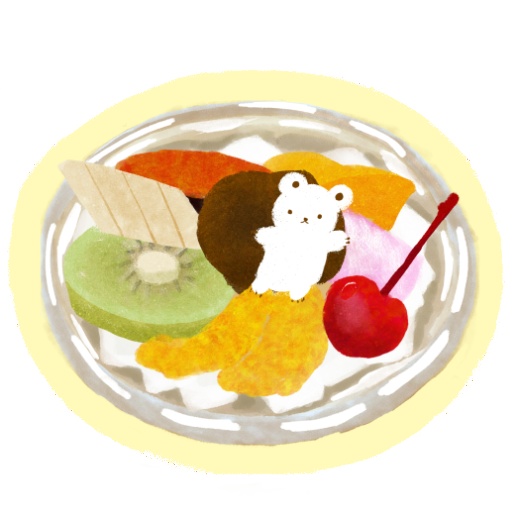 くま×デザートシールセット