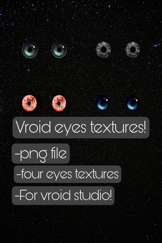 Vroid eyes textures