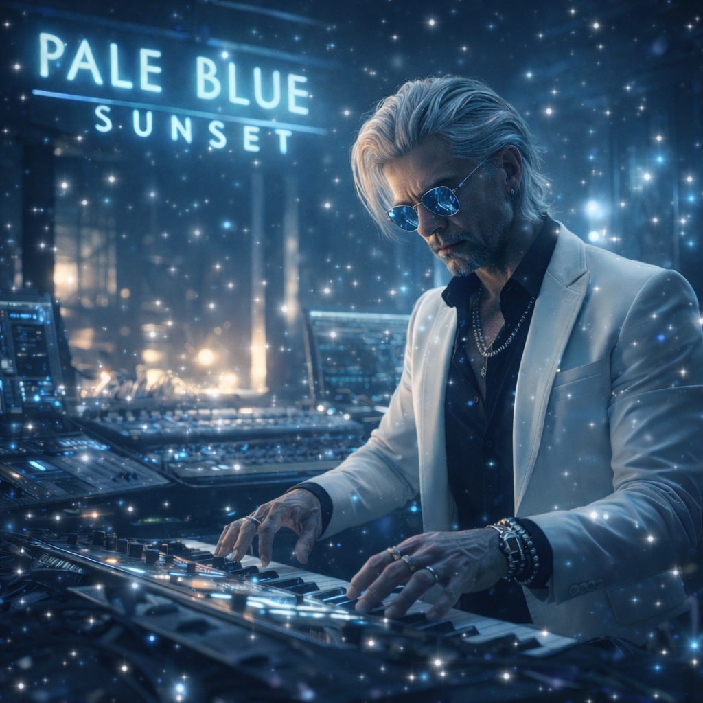 【Futuristic Cyber Series】PALE BLUE SUNSET