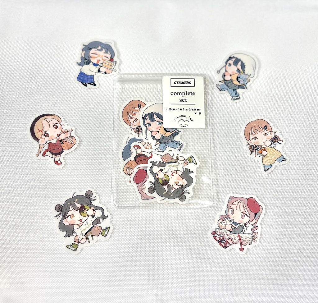 クリアステッカー(全6種)