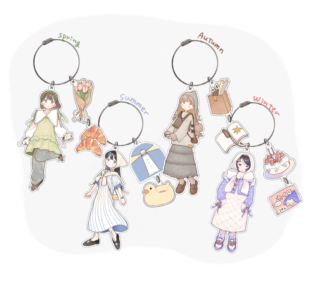 アクリルキーホルダー(全4種)