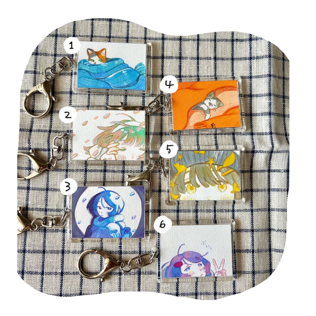 原画キーホルダー