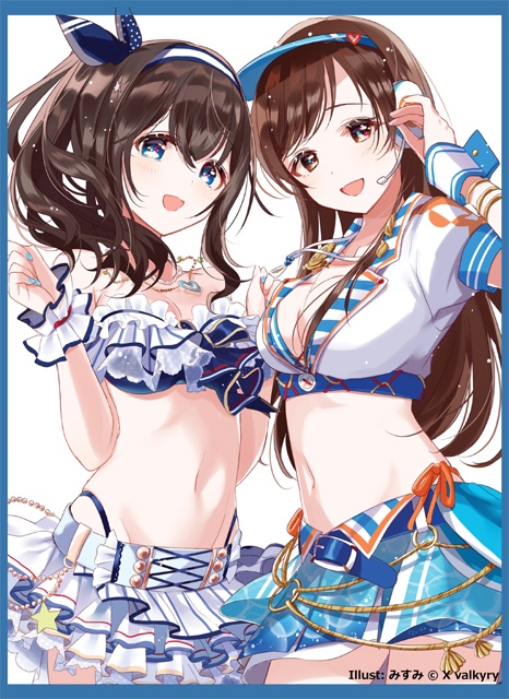 「鷺沢文香&新田美波」カードスリーブ