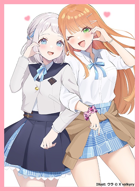 「葛城リーリヤ&紫雲清夏」カードスリーブ
