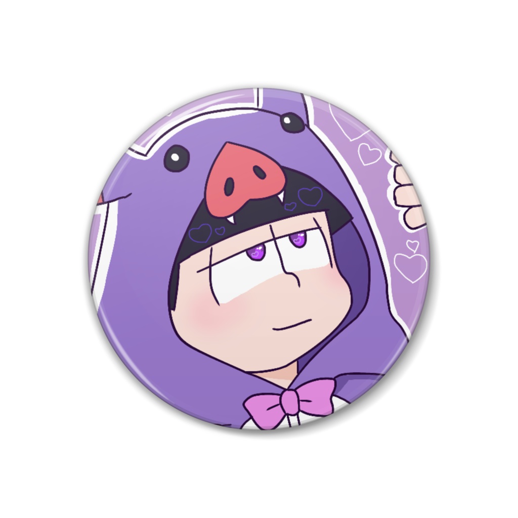 パジャ松　一松　缶バッジ