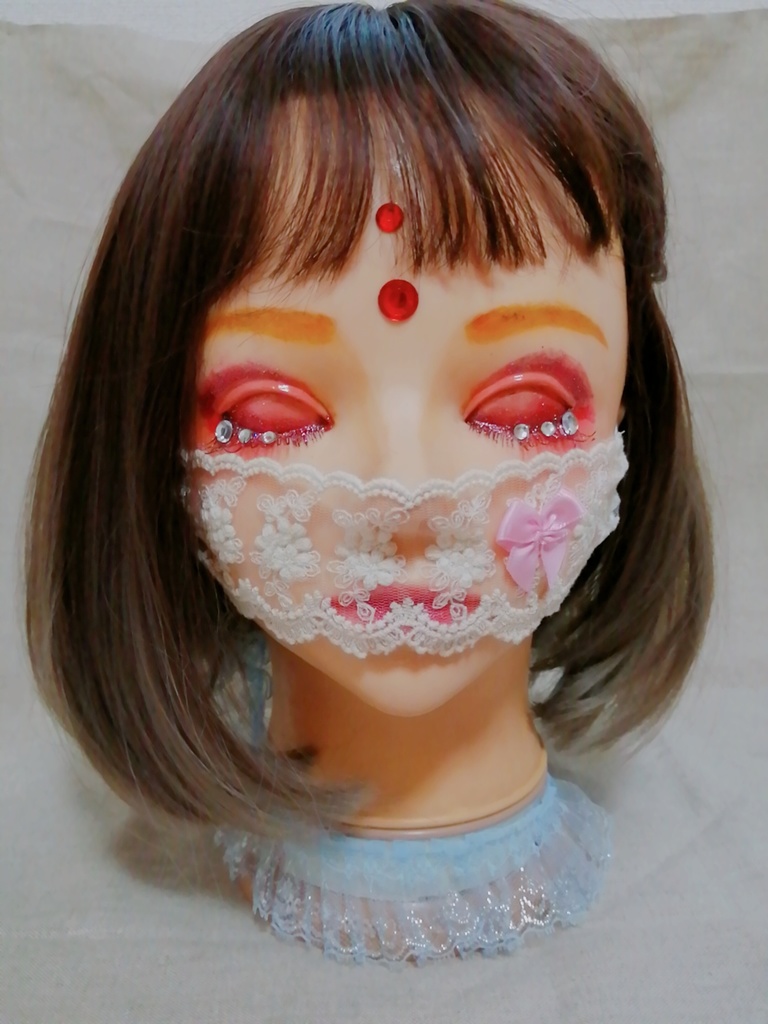 フェイスレース*シースルーレースリボンver.