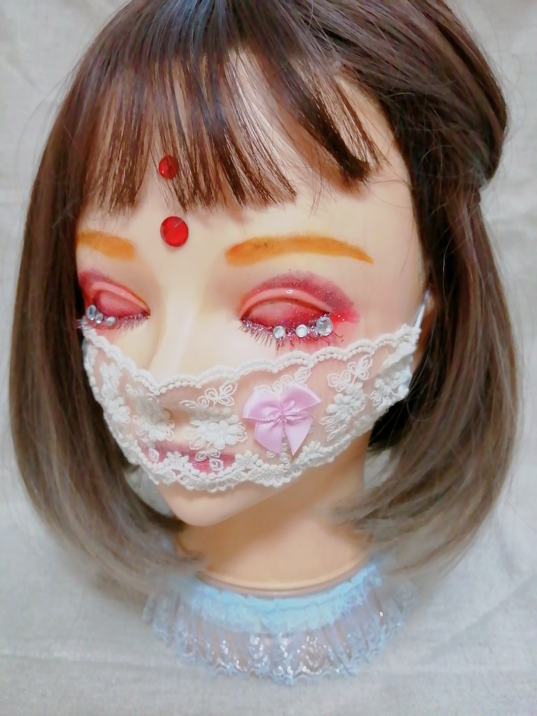 フェイスレース*シースルーレースリボンver.