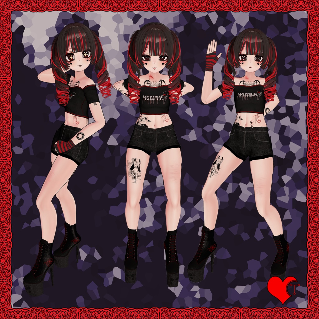 【無料】 無料ポーズパック #1 【Unity/VRChat】 【PosePlace】 【TafuStore】