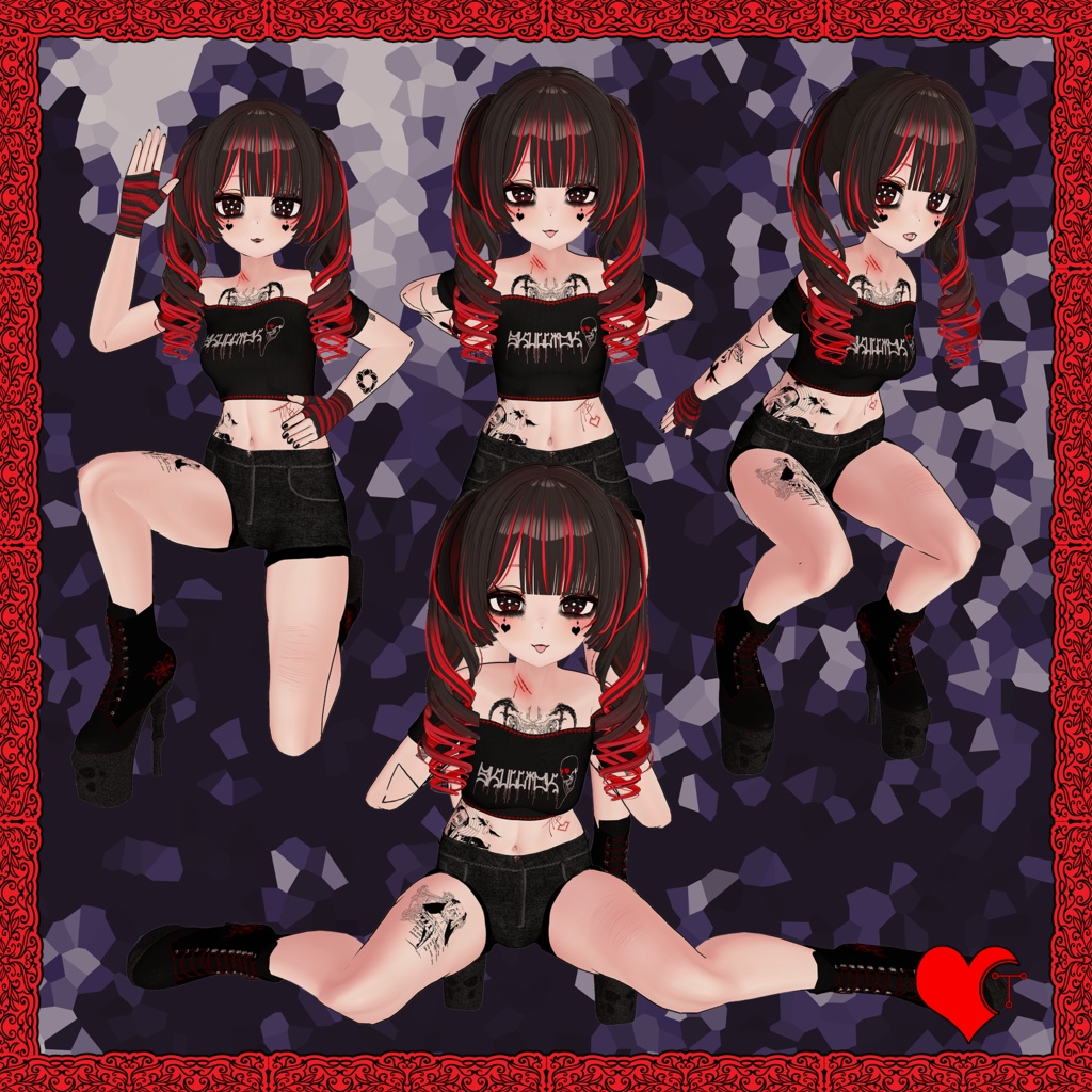 【無料】 無料ポーズパック #1 【Unity/VRChat】 【PosePlace】 【TafuStore】