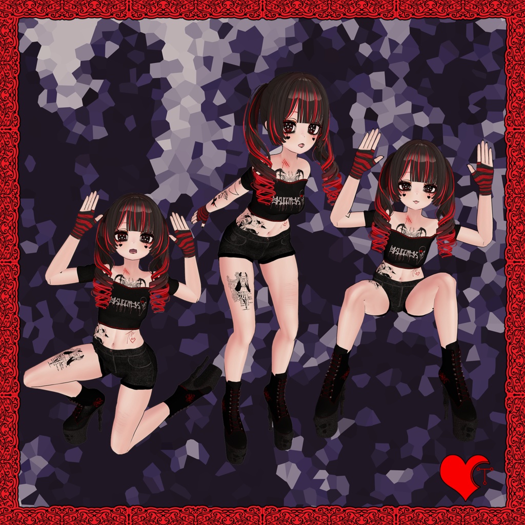 【無料】 無料ポーズパック #1 【Unity/VRChat】 【PosePlace】 【TafuStore】