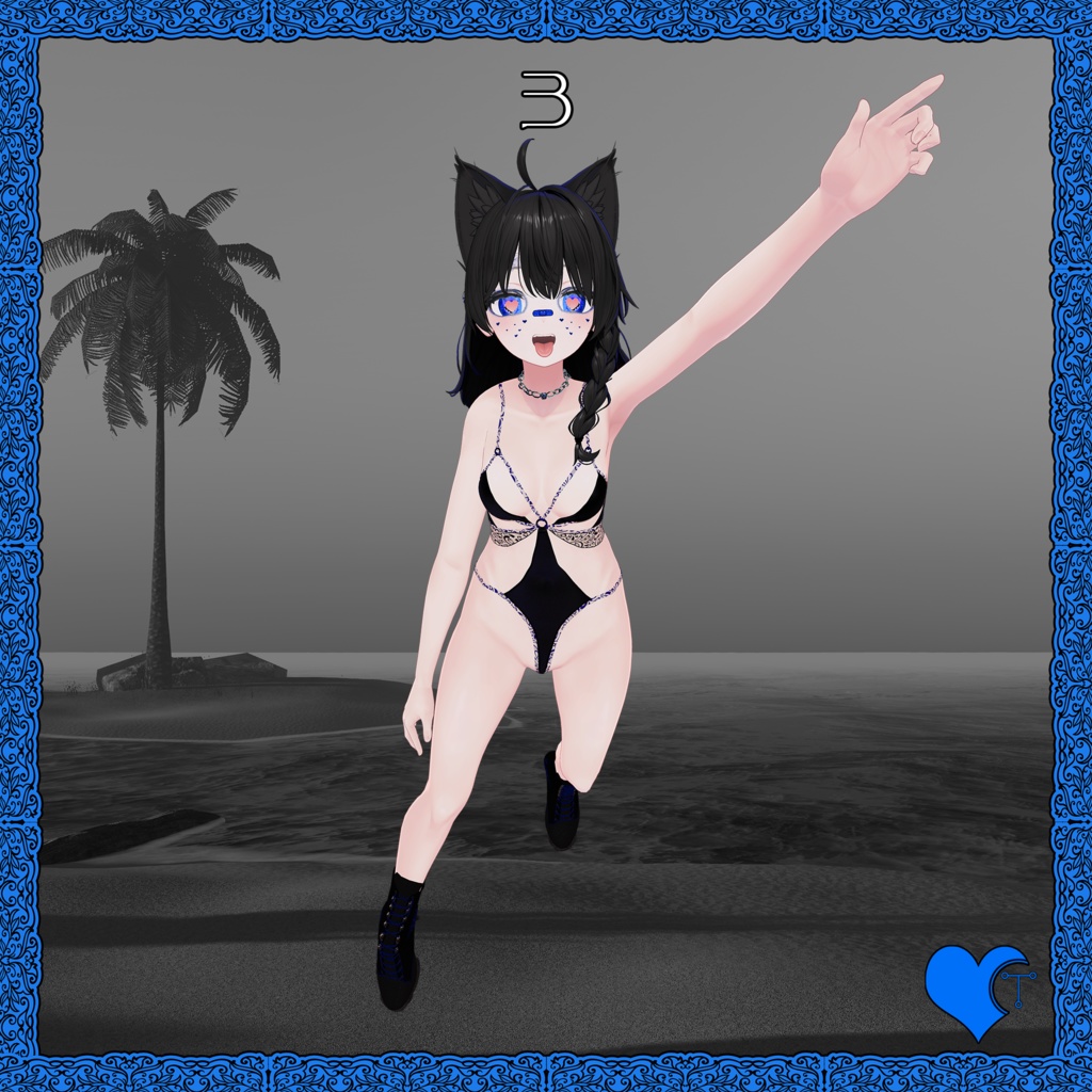 【無料】 無料ポーズパック #2 【Unity/VRChat】 【PosePlace】 【TafuStore】 【7ポーズ】