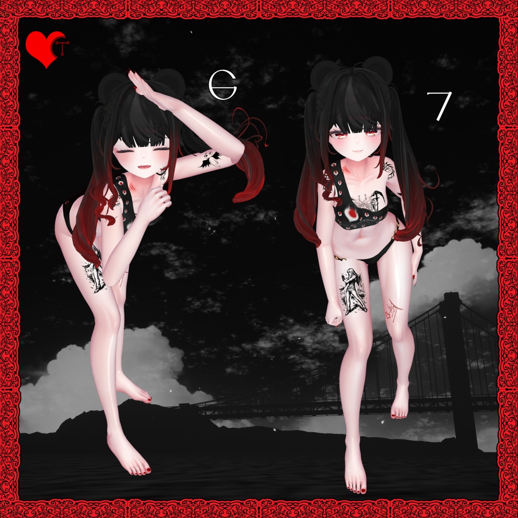 【無料】 無料ポーズパック #7 【Unity/VRChat】 【PosePlace】 【TafuStore】