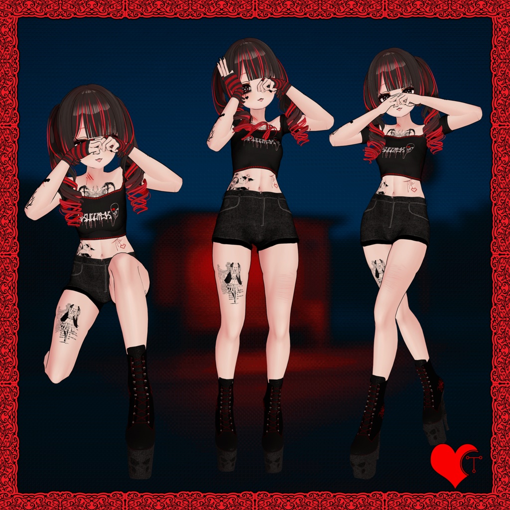 【APL】 フォト・ポーズ・パック 【26 ポーズ】 【Unity/VRChat】 【PosePlace】 【TafuStore】