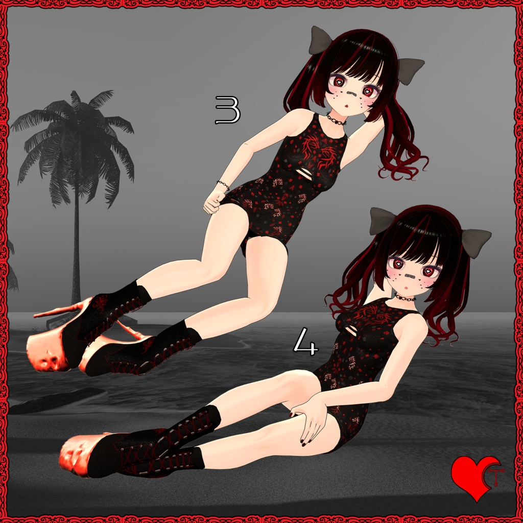 【APL】 フライング・ポーズ・パック 【10 ポーズ】 【Unity/VRChat】 【PosePlace】 【TafuStore】