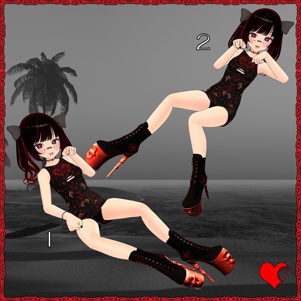 【APL】 フライング・ポーズ・パック 【10 ポーズ】 【Unity/VRChat】 【PosePlace】 【TafuStore】