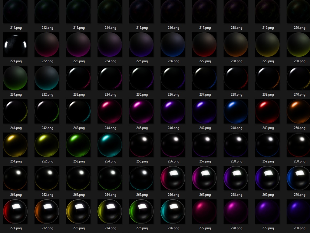 300 Gothic Matcaps ❤️CC0 商用利用可 ❤️ VRChat/Unity ❤️ Pixel Place