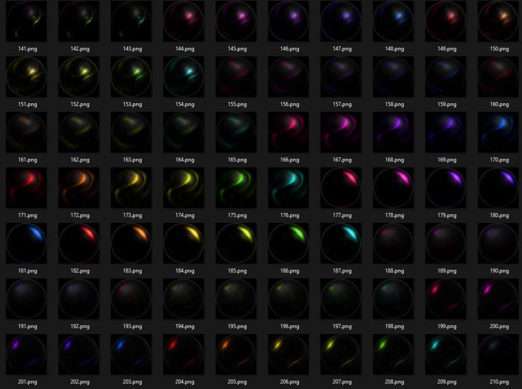 300 Gothic Matcaps ❤️CC0 商用利用可 ❤️ VRChat/Unity ❤️ Pixel Place