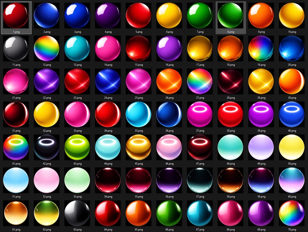 [無料] 200 Matcap Mix Pack ♥ CC0 商用利用可 ♥ VRChat/Unity ♥ Pixel Place ...
