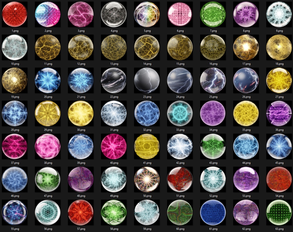250+ Electric Style Matcaps ๐ CC0 ๅ็จๅฉ็จๅฏ ๐ Pixel Place ๐