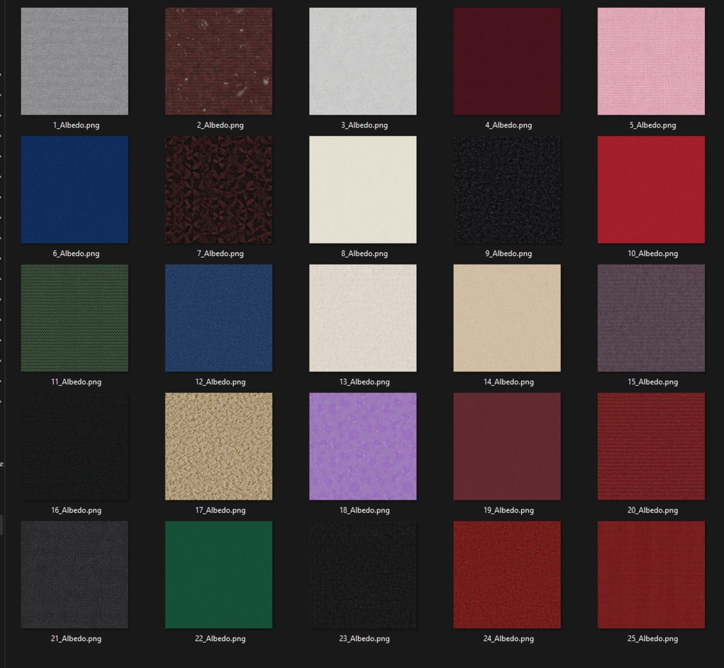 25 Carpet Textures + Materials 💗 商用利用可 💗 Pixel Place 💗