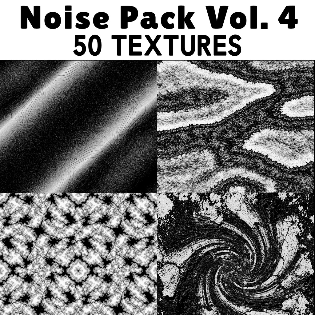 [無料] Noise Textures Vol. 4 🩶 CC0 商用利用可 🩶 Pixel Place 🩶