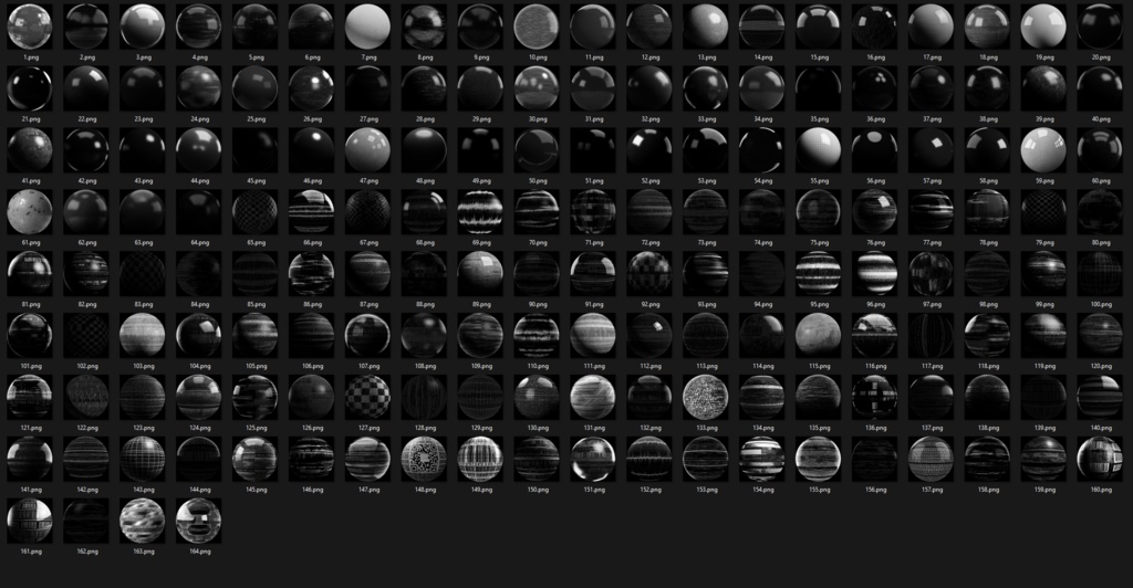 150+ Glitchy Matcaps ๐ CC0 ๅ็จๅฉ็จๅฏ ๐ Pixel Place ๐