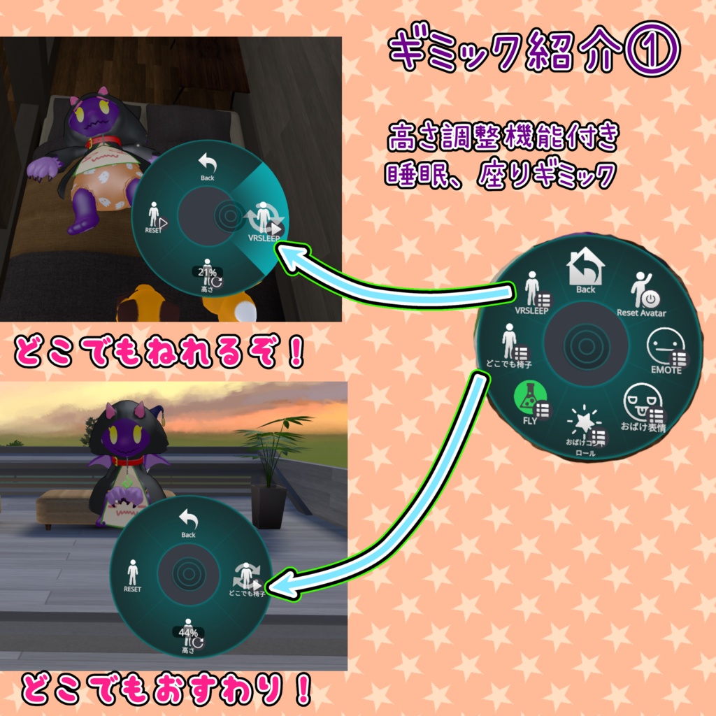 【VRChat&CVR設定済み3Dモデル】ルブナ